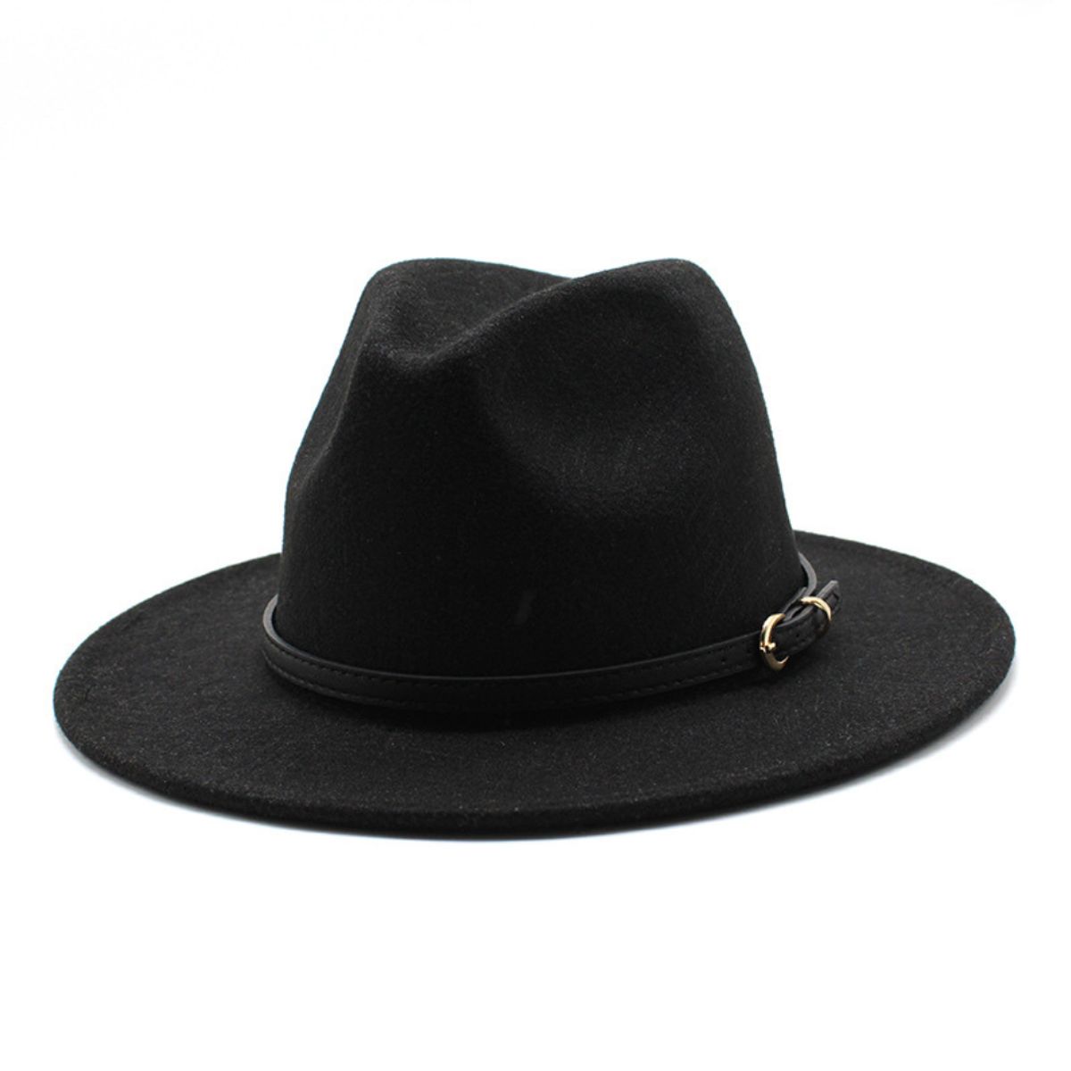 KAST PE - Sombrero Unisex de Pana Negro Ala chica Jeiquer - 58cm