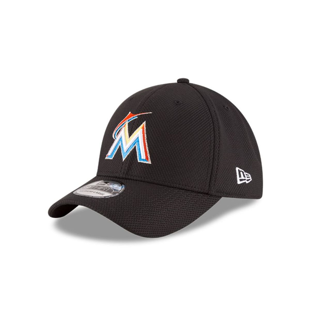NEW ERA - Gorra de Miami Marlins MLB 39Thirty Black