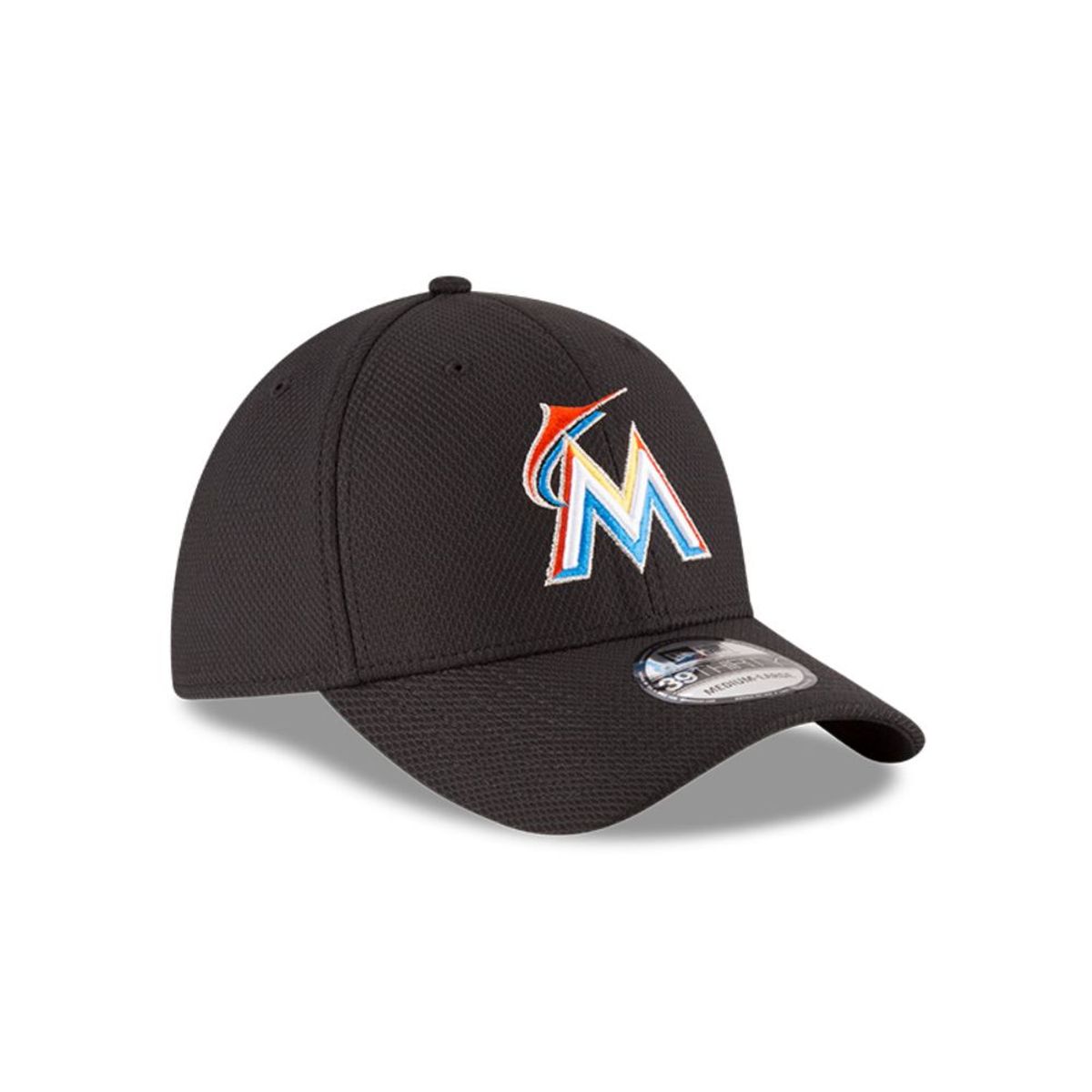 NEW ERA - Gorra de Miami Marlins MLB 39Thirty Black