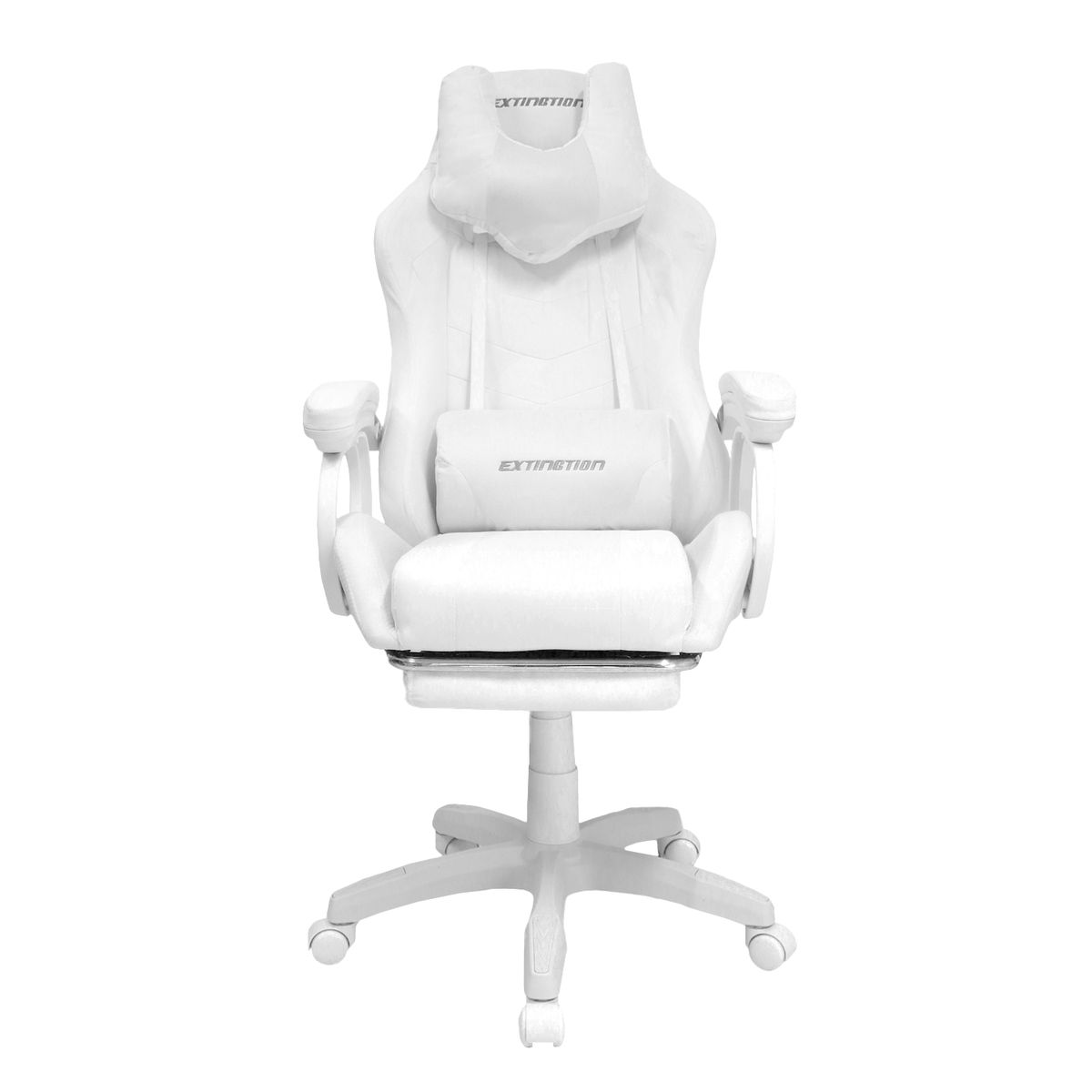 EXTINGTION - Silla Gamer Extingtion Sapp Gamuza-Cuerina Color Blanco