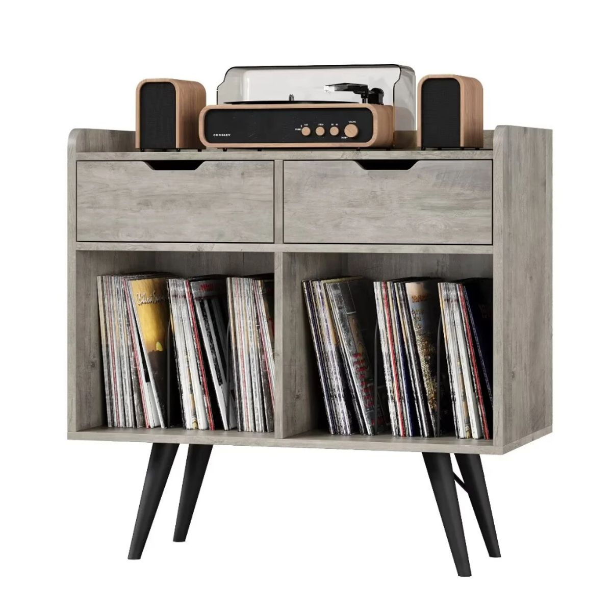 GENERICO - Mueble Estante Tocadisco Bardolino Petrox Home