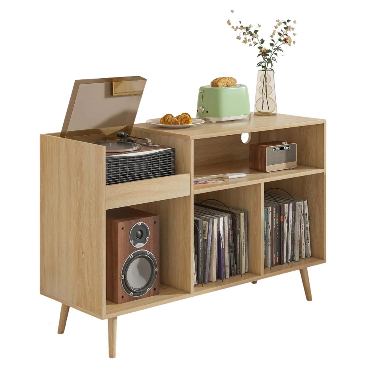 GENERICO - Mueble Estante Tocadisco Arath Duna Petrox Home