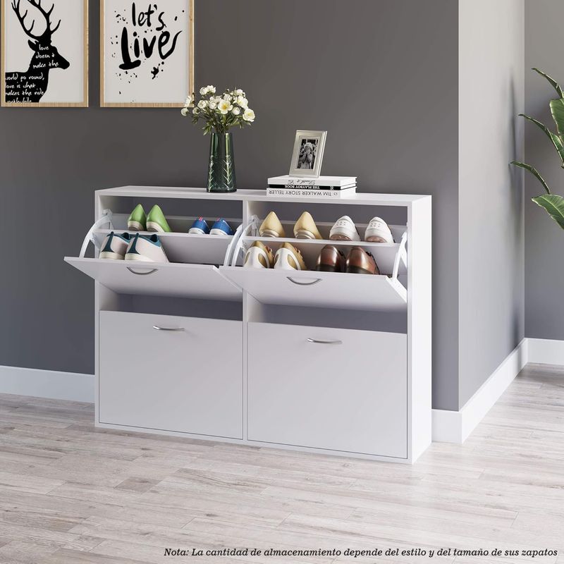 GENERICO - Zapatera Abanico Wesyn Blanco Amore Home