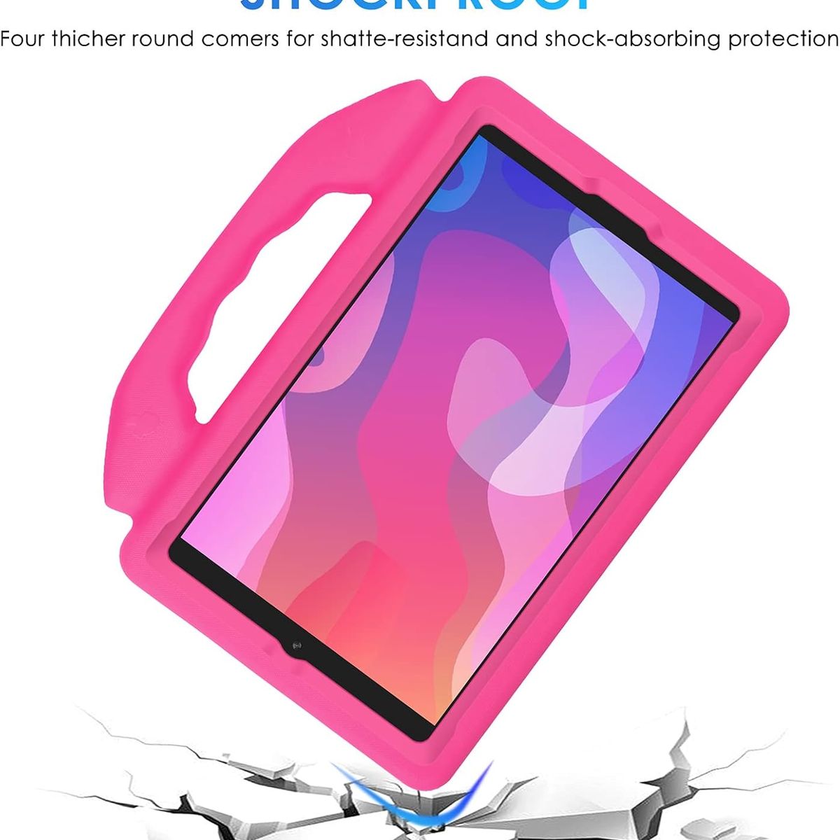FUNDAANTIGOLPES - Funda de Goma con Diseño Like para Tablet Lenovo M11  Fucsia