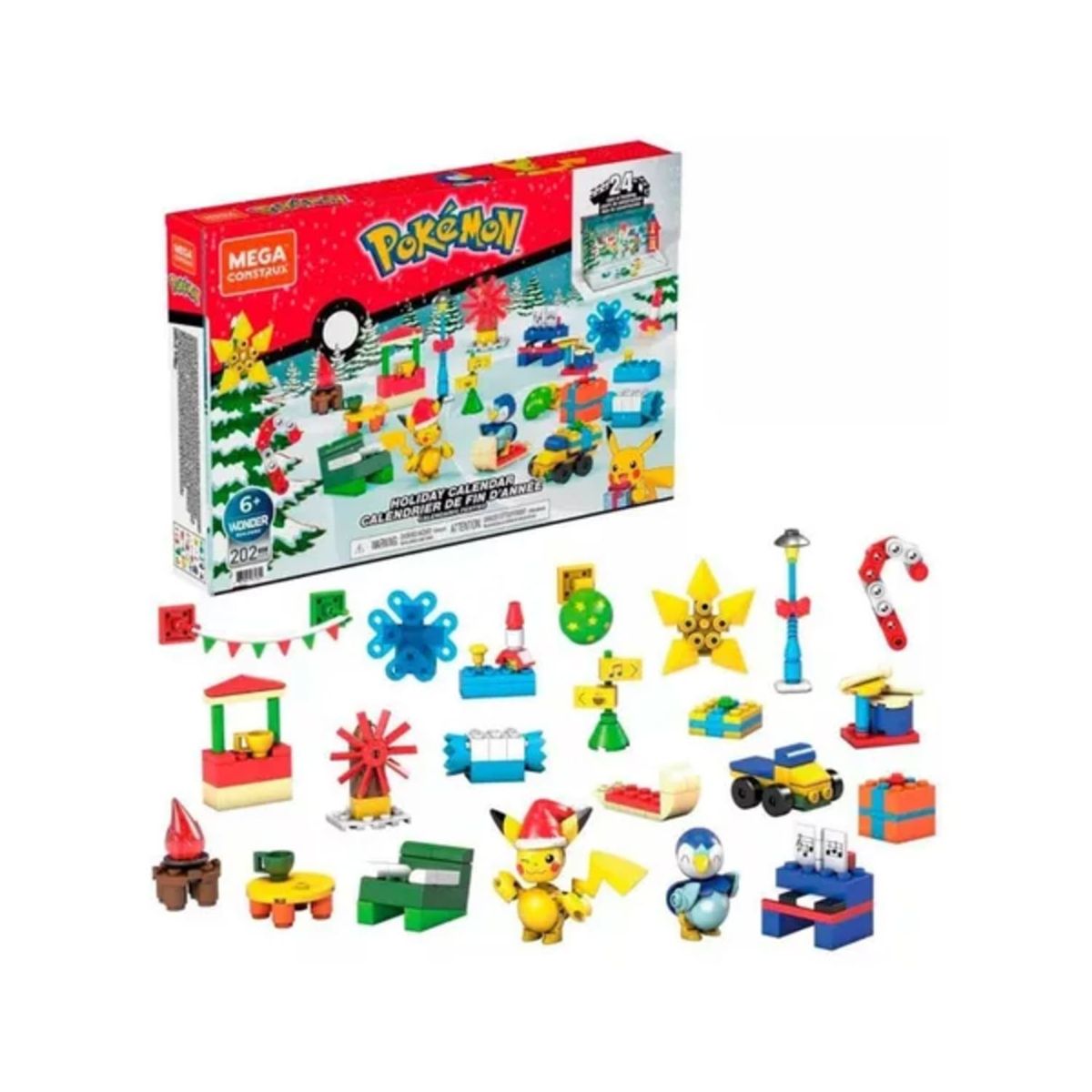 POKEMON - MEGA CONSTRUX POKEMON HOLIDAY CALENDAR CONSTRUCTION SET
