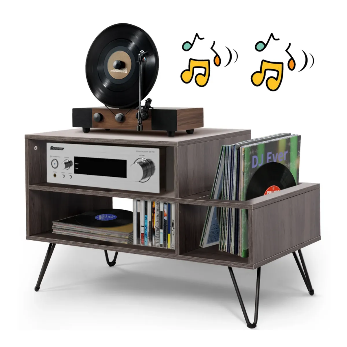 GENERICO - Mueble Estante Tocadisco Artis Petrox Home