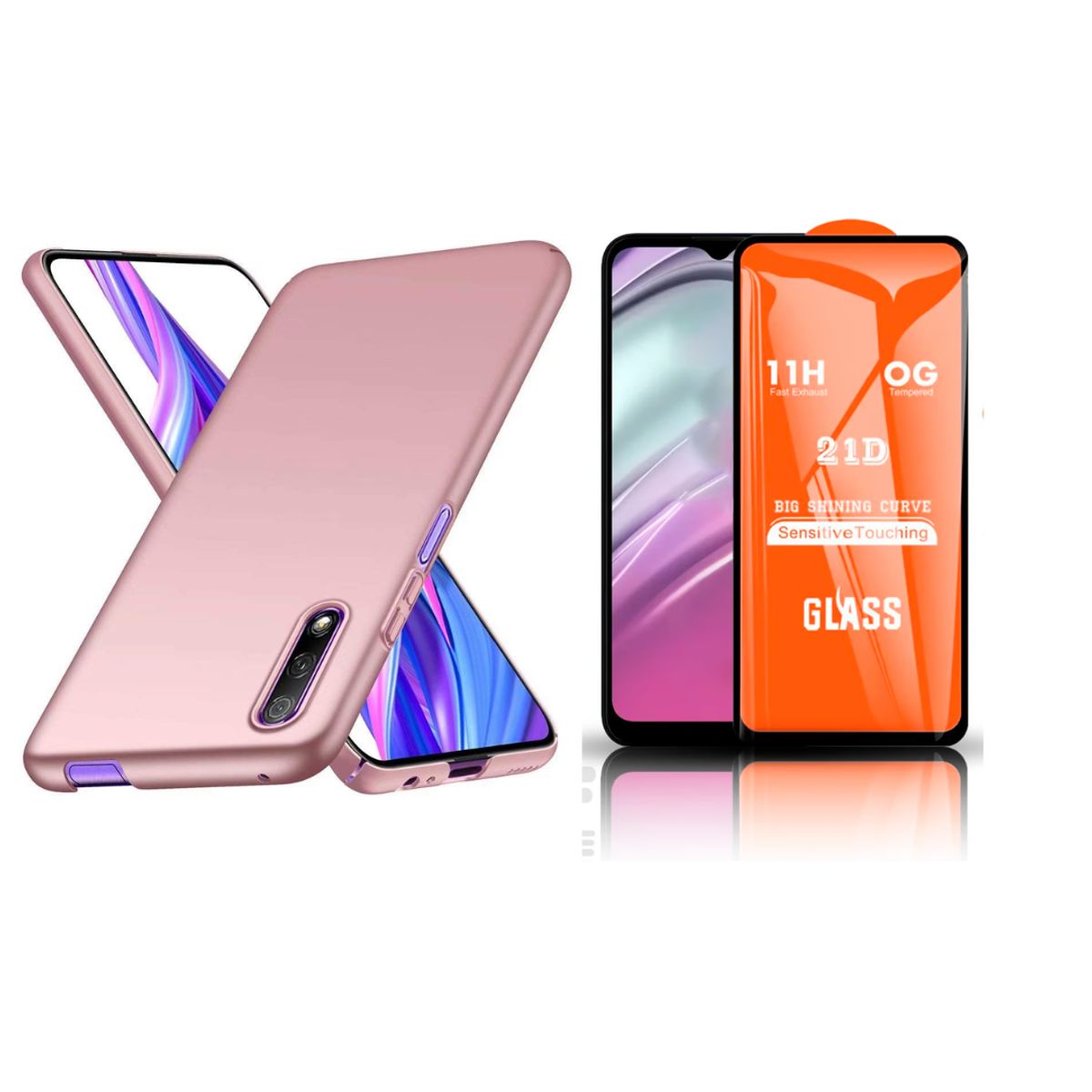 SPACE - CASE SILICONA SAMSUNG A06 ORO ROSA  + MICA