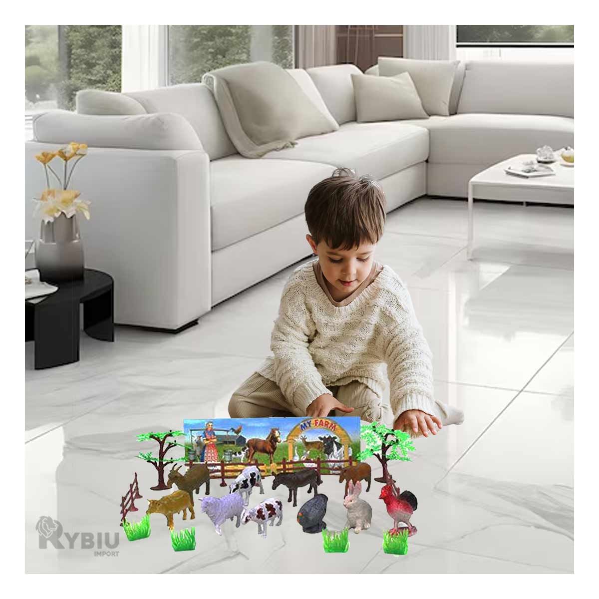 GENERICO - Animales con Plantas Ninos Multicolor Y+Envoltorio de Regalo