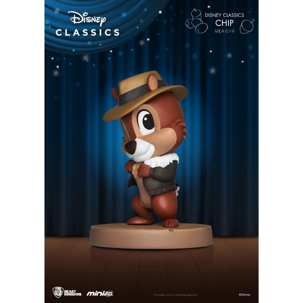 DISNEY CLASICOS - Chip ardilla - Figura de colección Disney minifiguras
