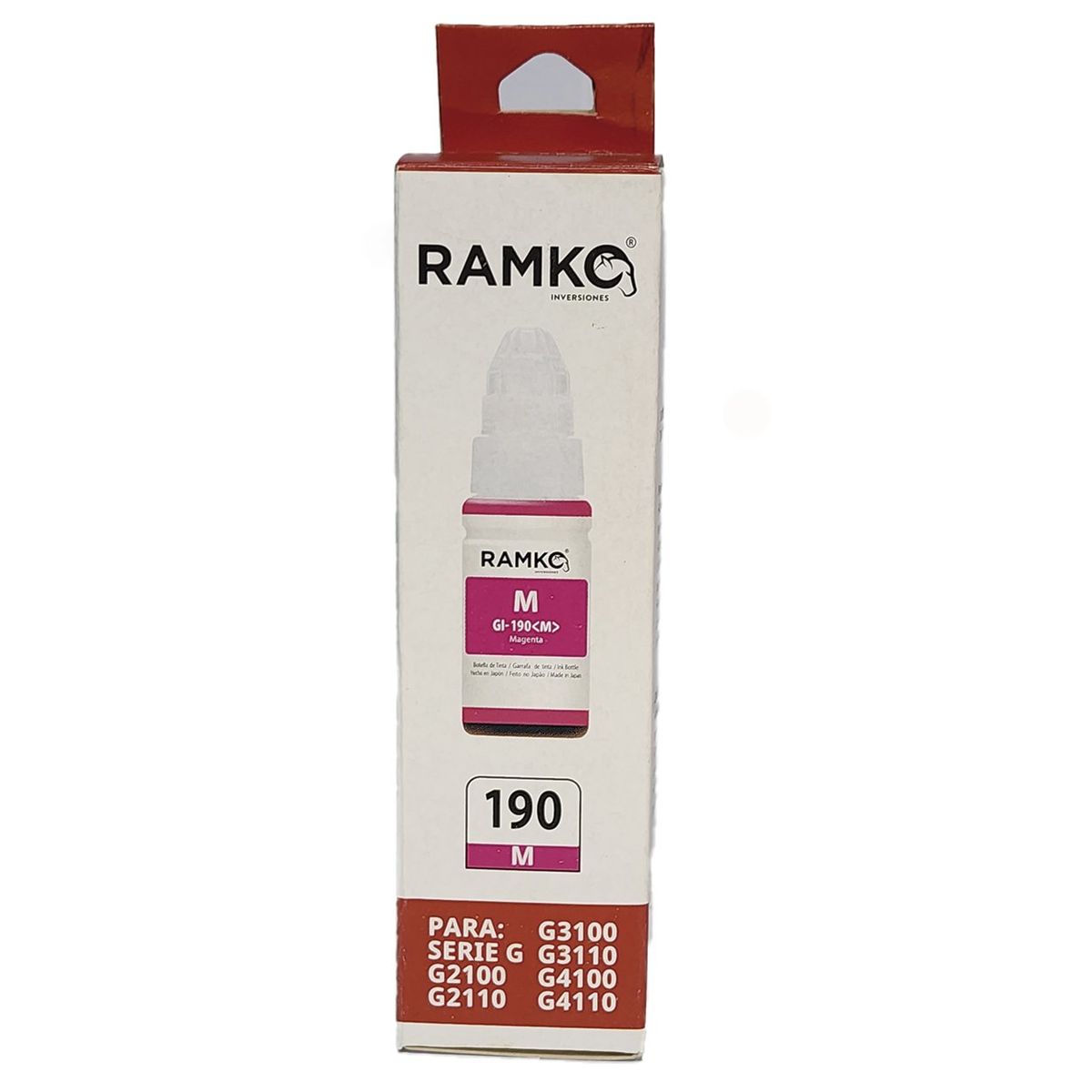 RAMKO - TINTA COMPATIBLE CANON GI-190 MAGENTA