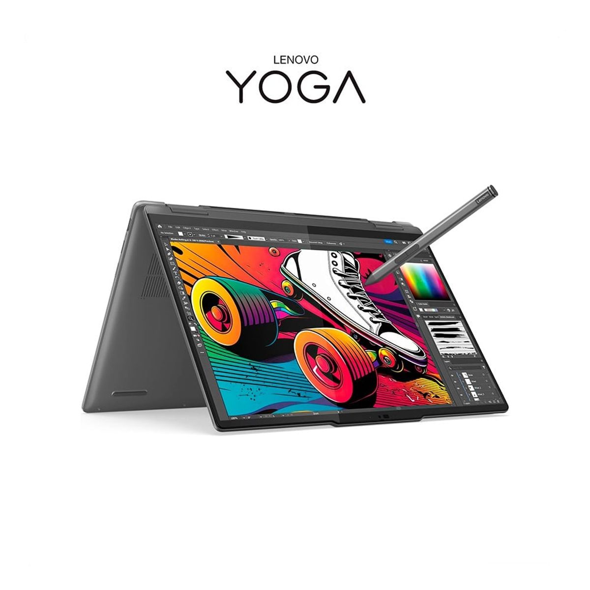 LENOVO - Laptop 2 en 1 Lenovo Yoga 7 14AHP9 14" touch AMD Ryzen 7 8840HS 16GB 1TB SSD Windows 11 Español Lapis