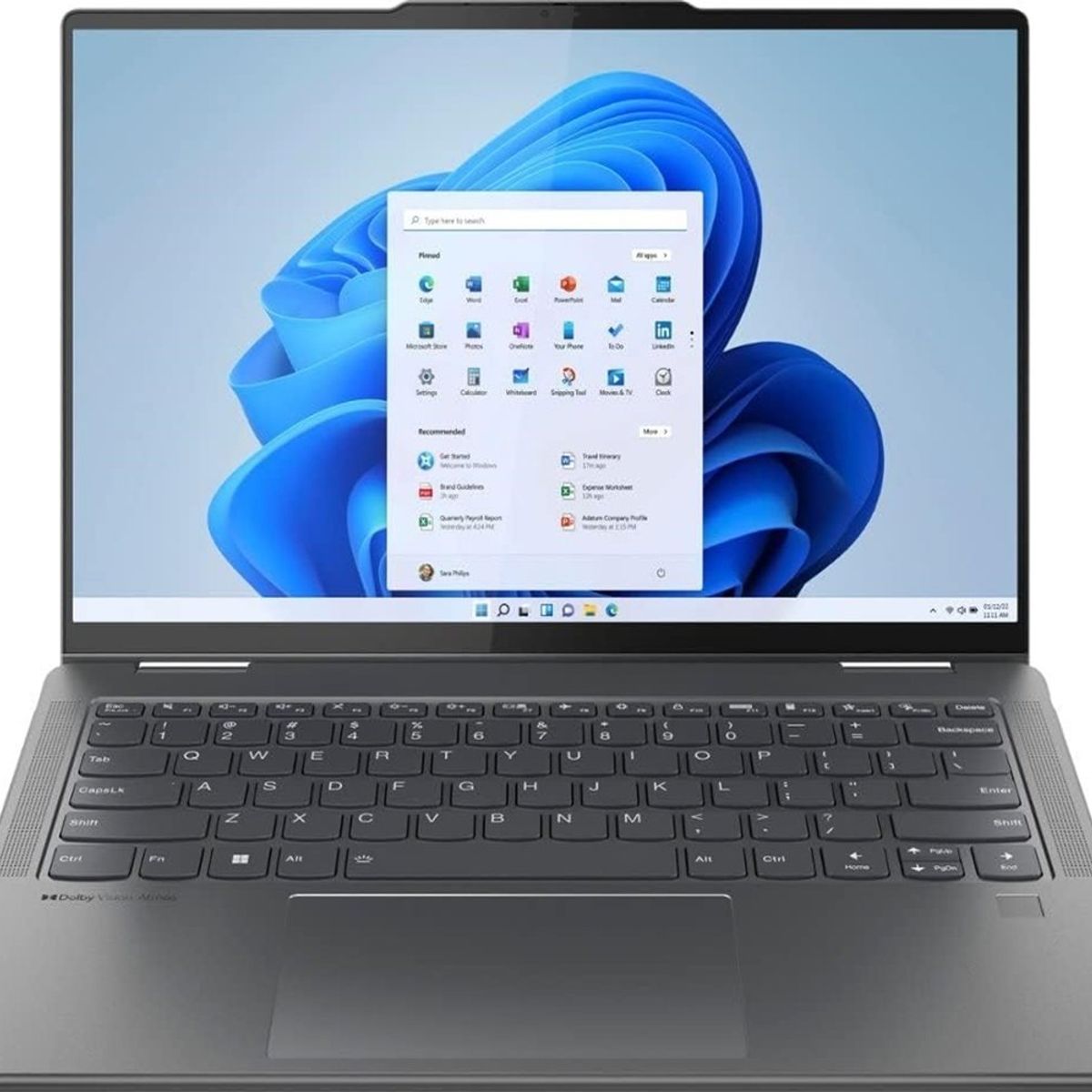 LENOVO - Laptop 2 en 1 Lenovo Yoga 7 14AHP9 14" touch AMD Ryzen 7 8840HS 16GB 1TB SSD Windows 11 Español Lapis