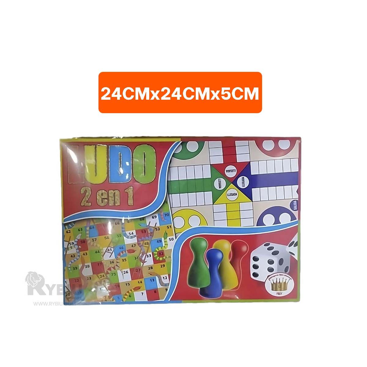 GENERICO - Tabla Moderna Ludo en Multicolor Y+Ligas de Regalo