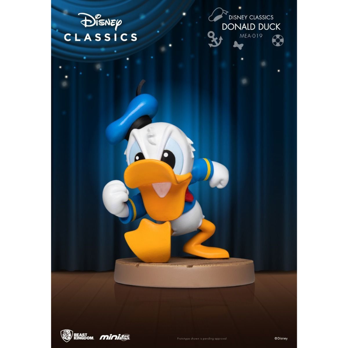 DISNEY CLASICOS - Pato Donald - Figura de colección Disney minifiguras