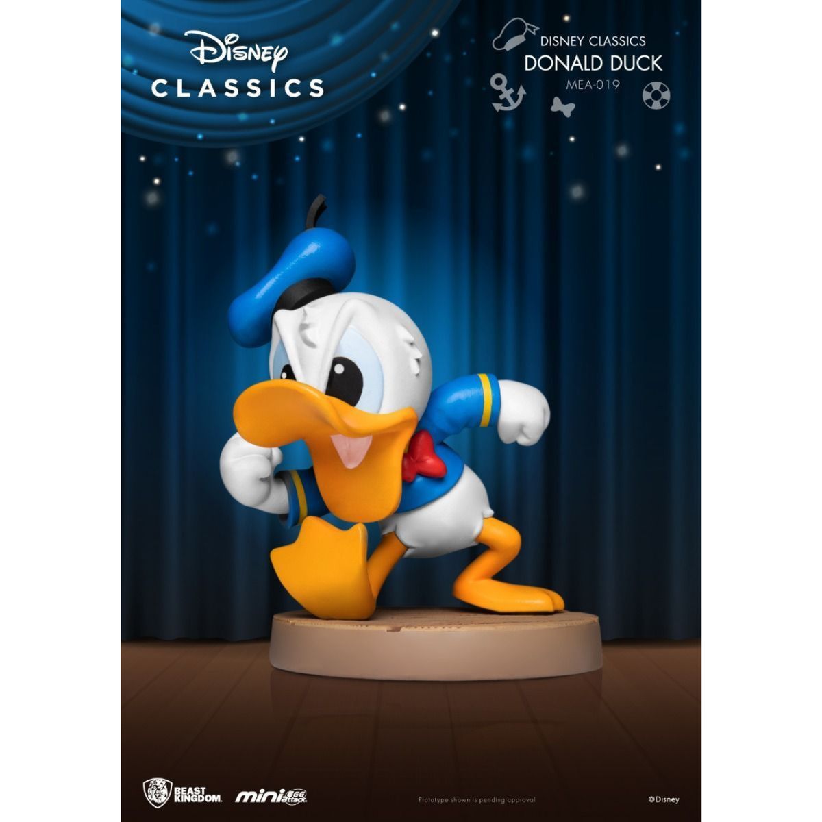 DISNEY CLASICOS - Pato Donald - Figura de colección Disney minifiguras