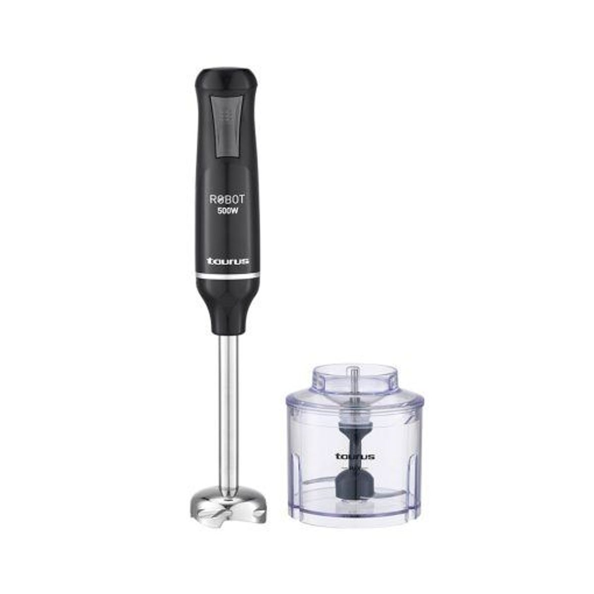 TAURUS - Batidora de Inmersion Taurus Robot 500 Plus Inox II Negro