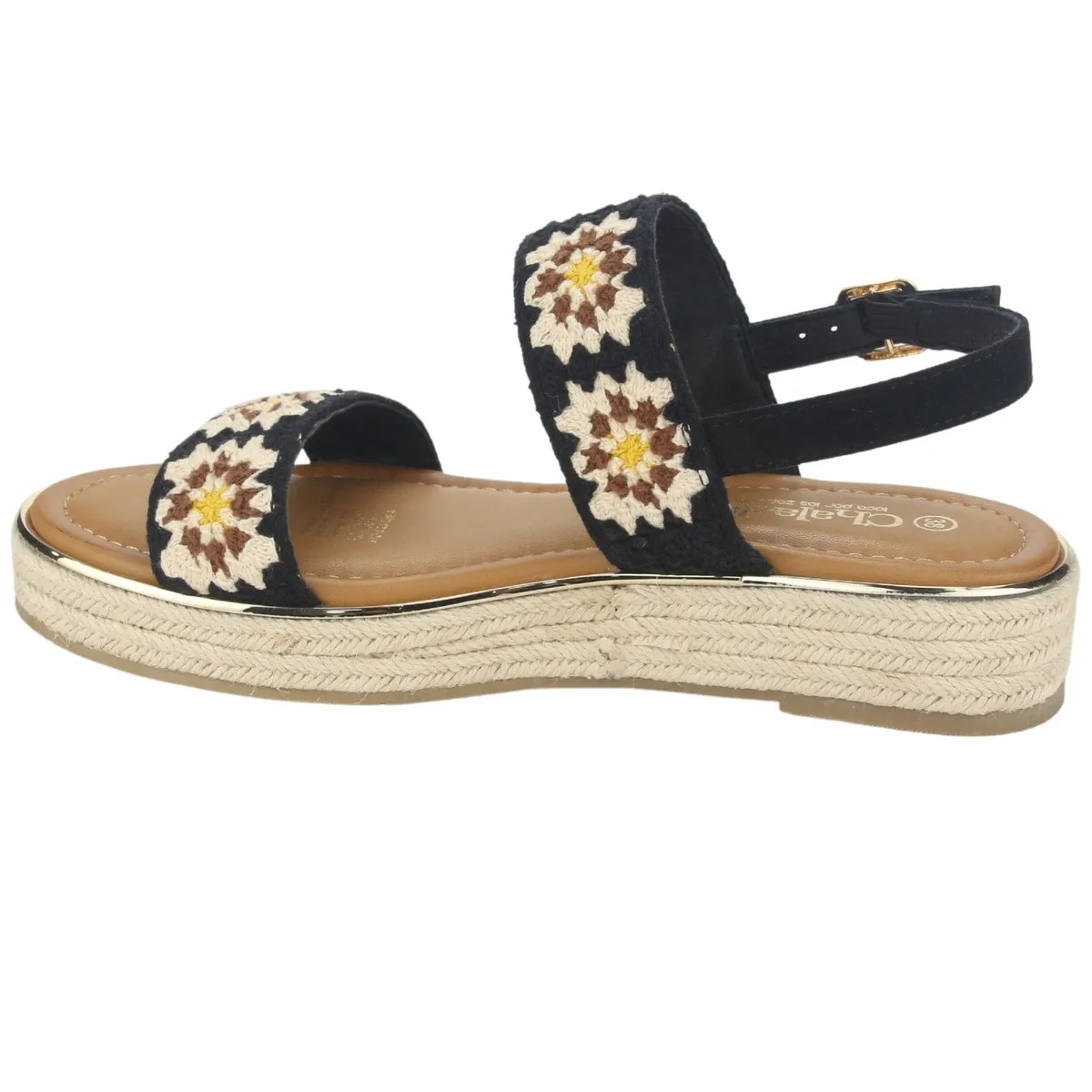 CHALADA - Sandalia Mujer Negro Casual Chalada Lila-16