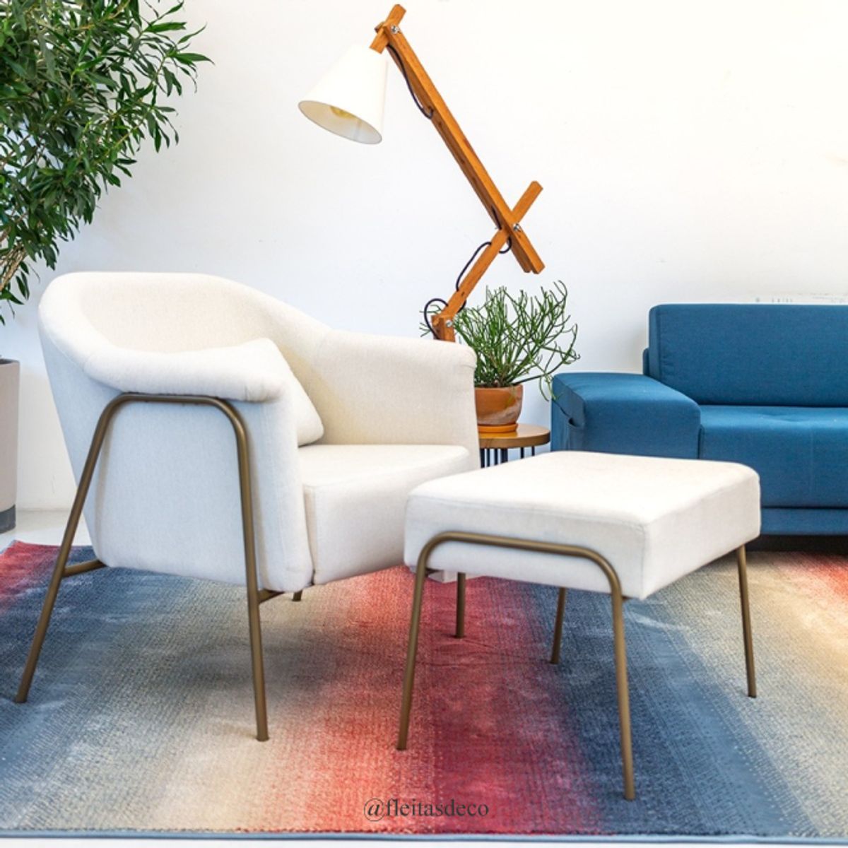 GENERICO - DÚO POLTRONA Y PUFF TOKIO