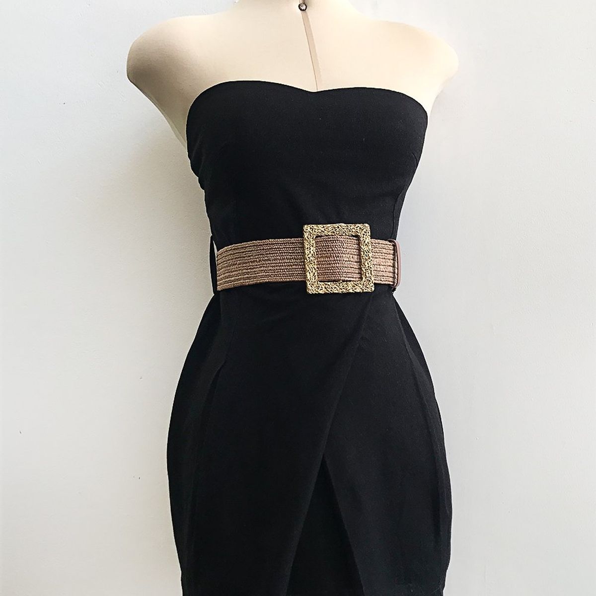 GENERICO - Vestido Mini Strapless Sara Color Negro Estacion 108