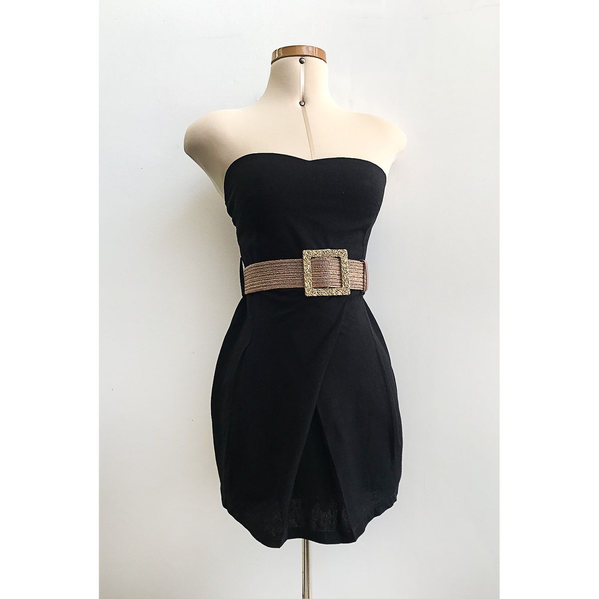 GENERICO - Vestido Mini Strapless Sara Color Negro Estacion 108