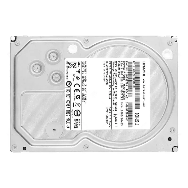 HITACHI - DISCO DURO 2TB HITACHI 3.5 SATA + CADDY PARA SERVIDOR