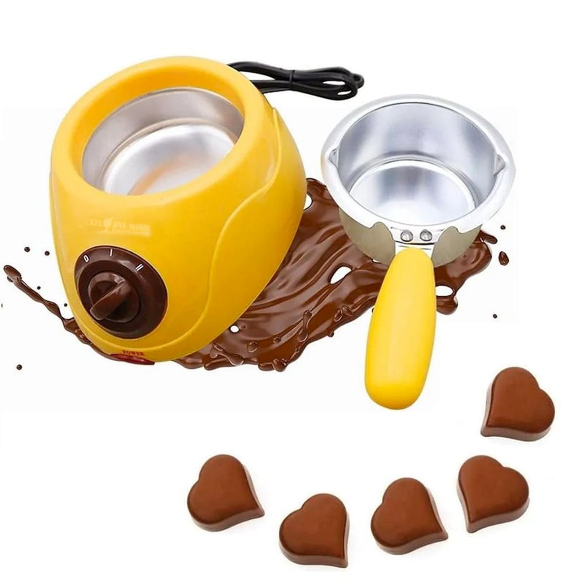 GENERICO - Maquina Olla Fondue Para Derretir Chocolate Incluye Accesorios