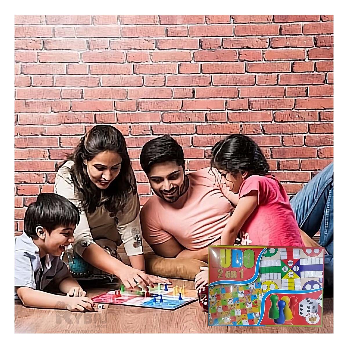 RYBIU IMPORT - Juego para Familia de Mesa en Multicolor Y+Papel de Regalo