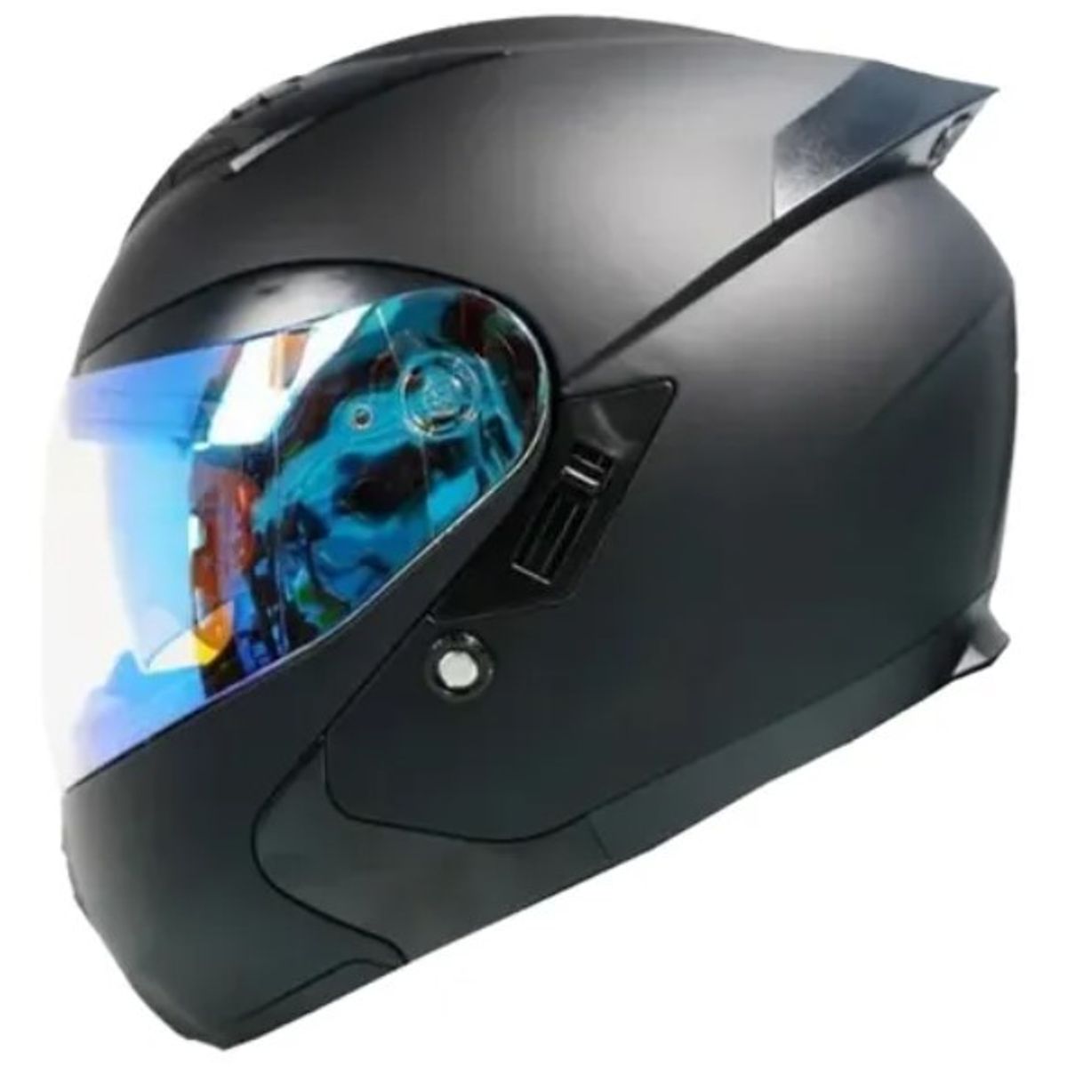 GENERICO - CASCO REVOX MOTO ARTICULADO DOBLE VISOR DIURNO AZUL
