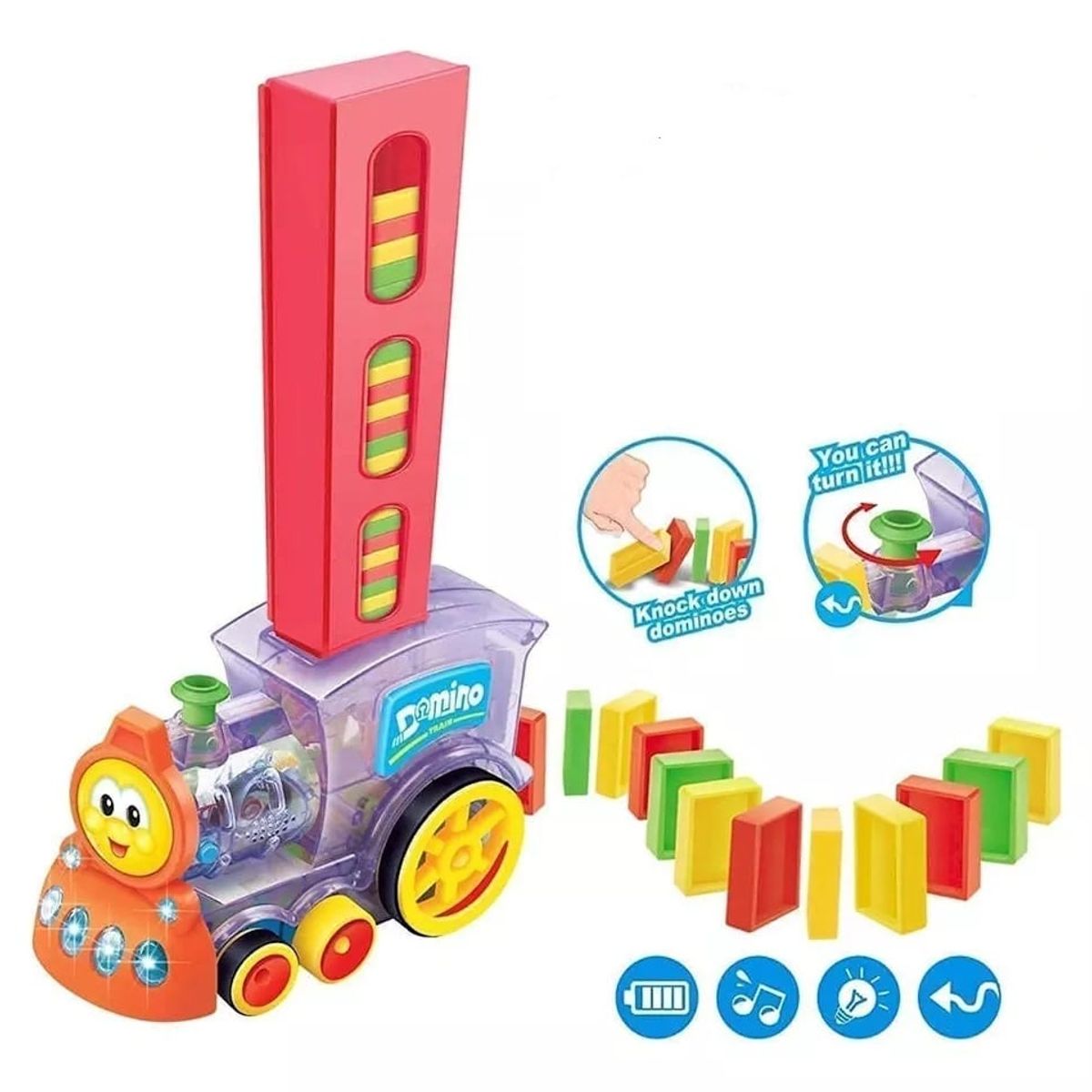 GENERICO - Tren Dominó con Luces y Sonido