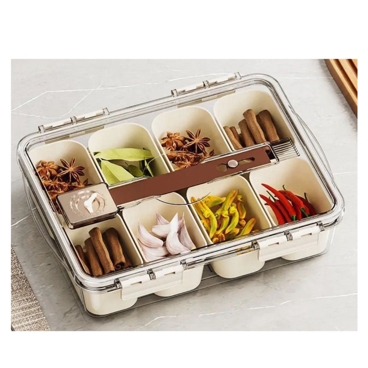 GENERICO - BANDEJA DE ALMACENAMIENTO DE 8 DIVISIONES