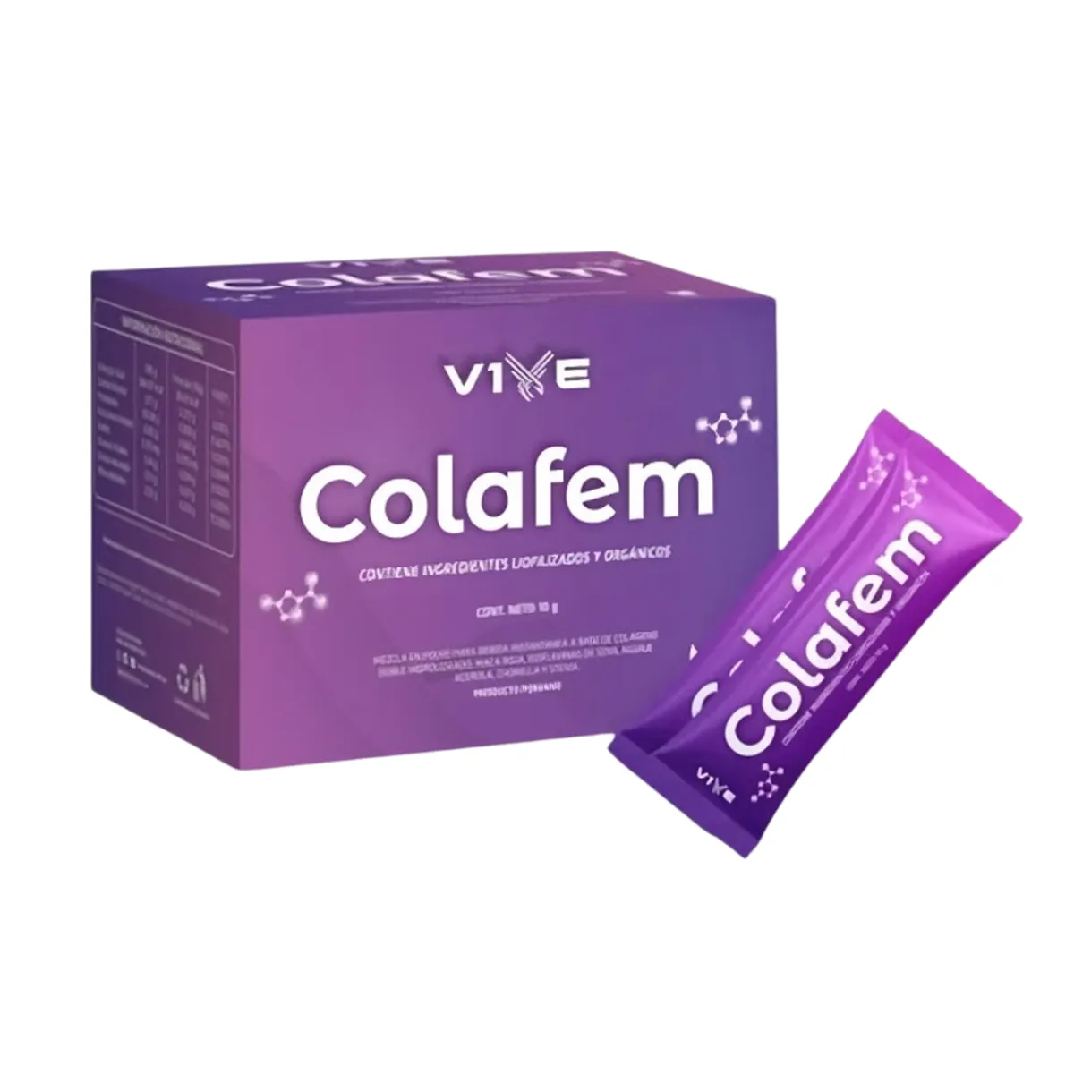 VIVE - COLÁGENO  Hidrolizado para Piel, Uñas y Articulaciones - COLAFEM