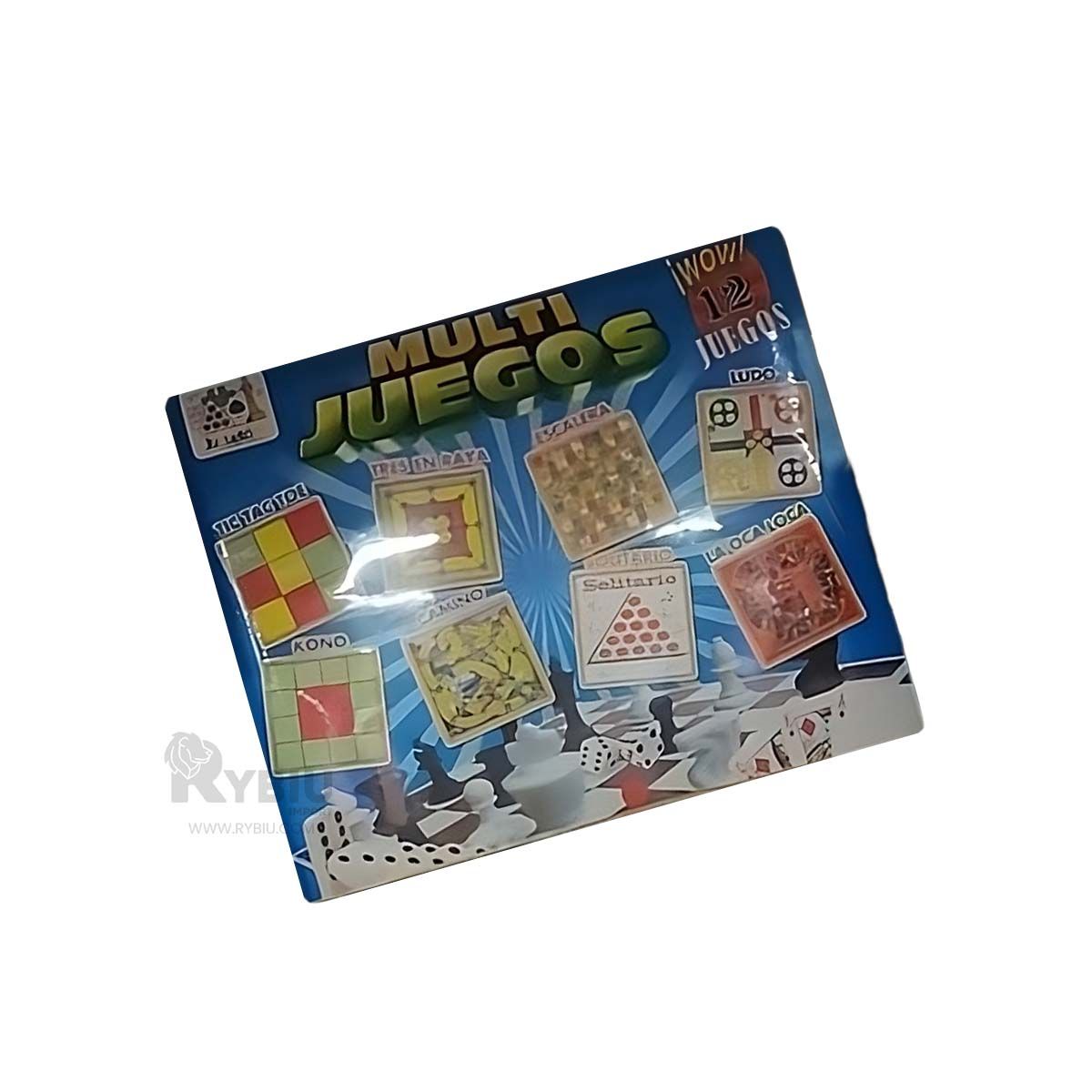 RYBIU IMPORT - Juego de Mini Juegos Innovador Multicolor Y+Papel de Regalo