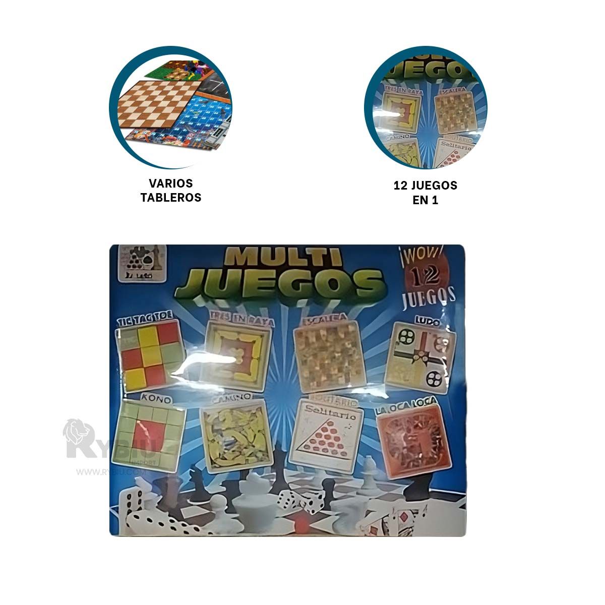 GENERICO - Multijuego para Chiquitines de 12 Juegos Y+Post-it Adhesivos