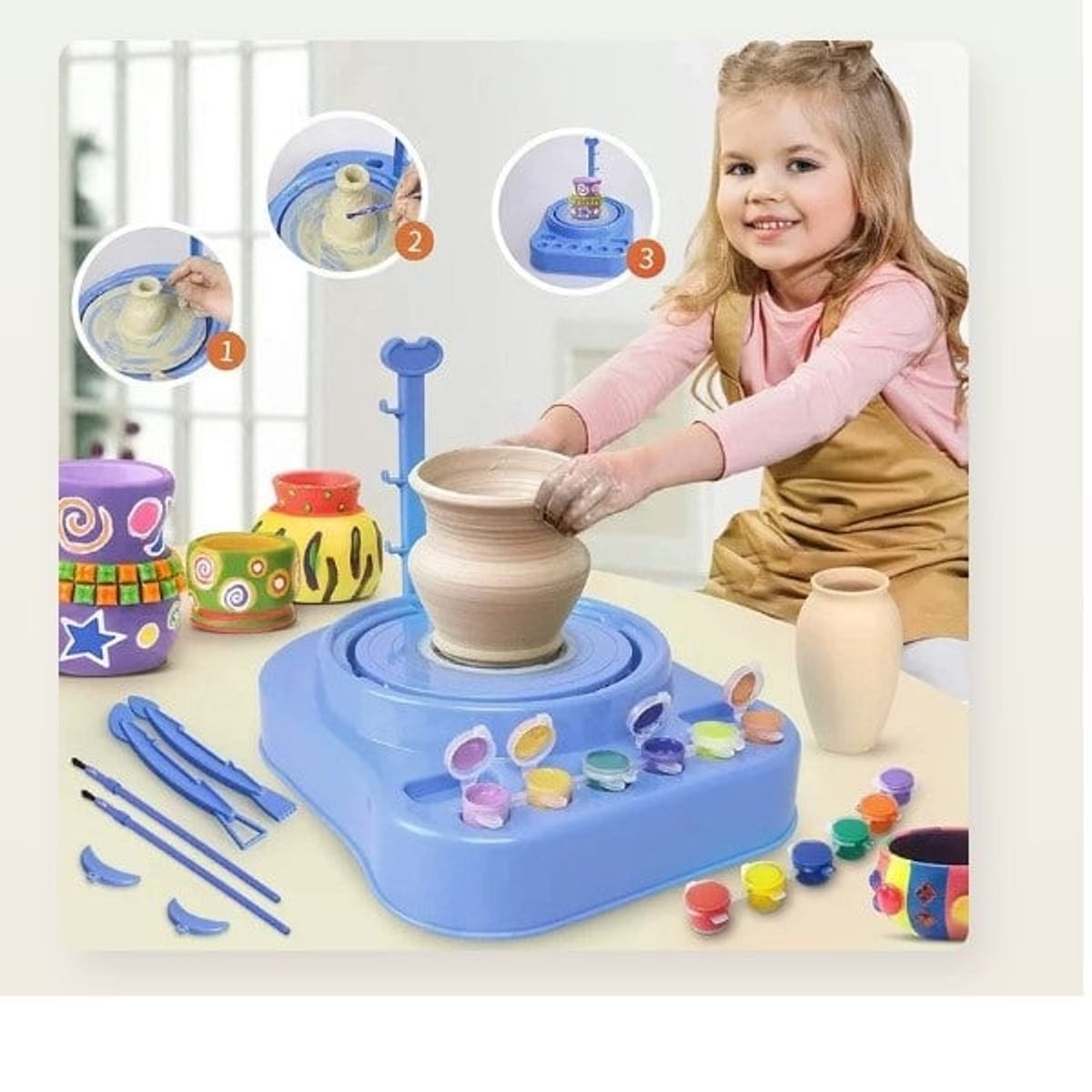 GENERICO - Maquina para moldear ceramica para niños Kawaii