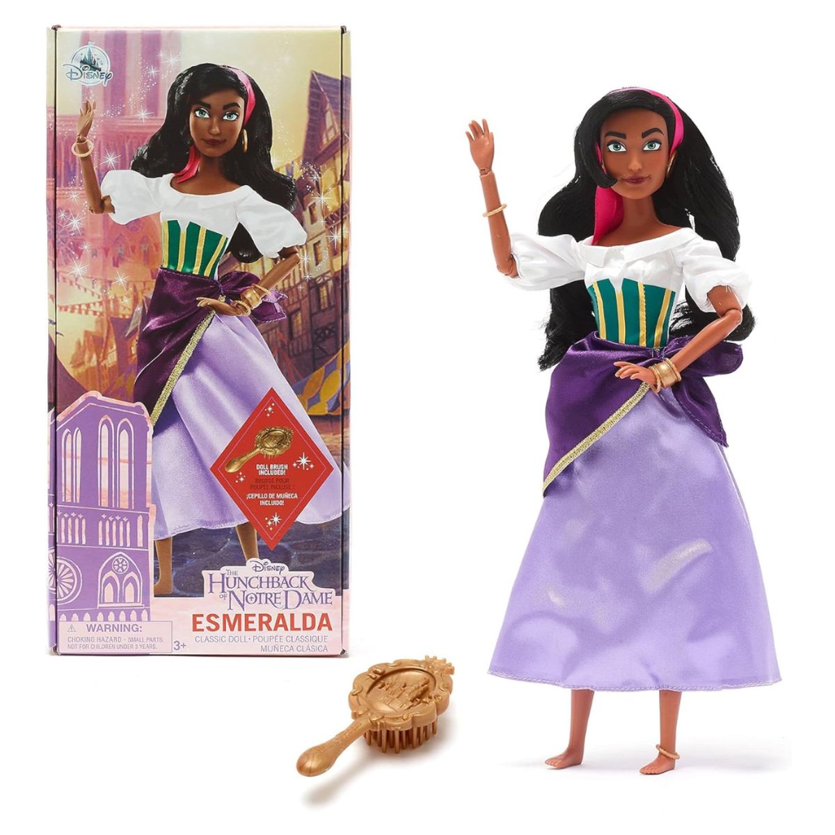 DISNEY - Muñeca Disney Store Princesa Clásica Esmeralda