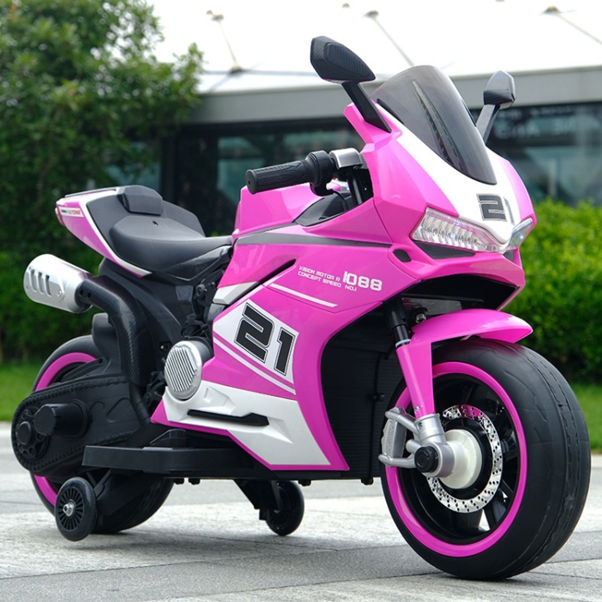 GENERICO - Moto a batería para niños 12V- KAWA