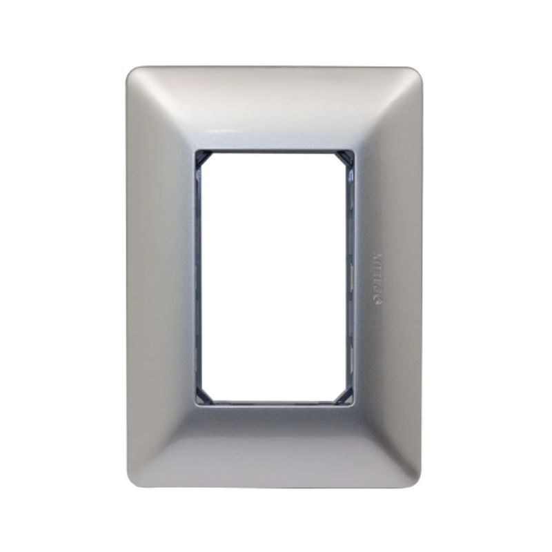 OPALUX - Placa Triple con Soporte BM203SLV OPALUX