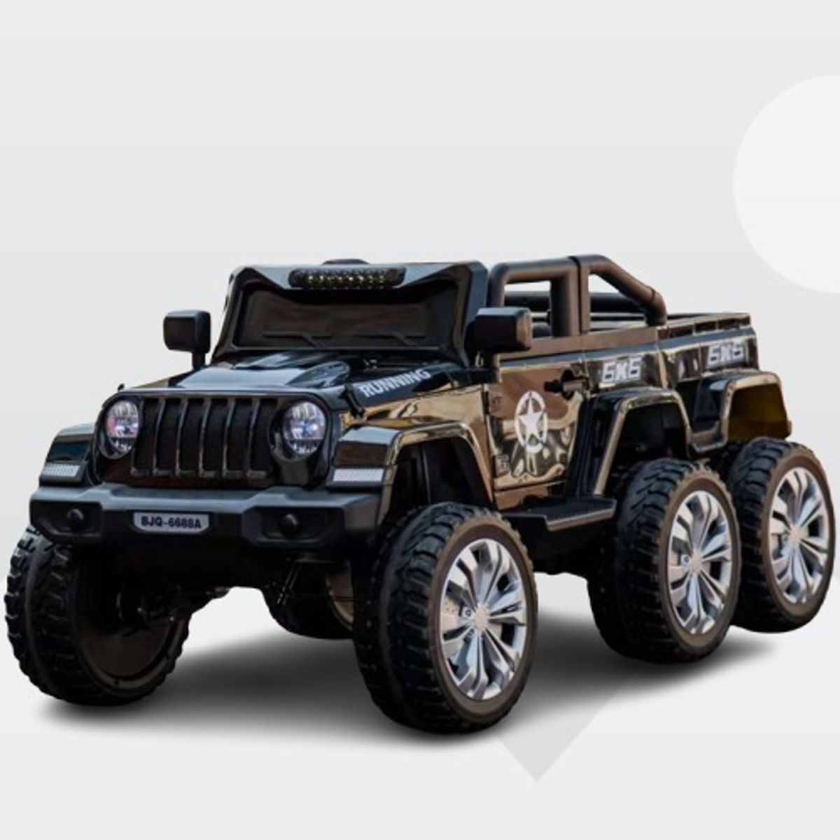 GENERICO - Carro 6x6 a batería para niños 12V- RAPTOR