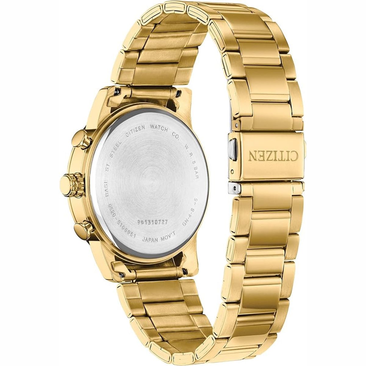 CITIZEN - Citizen Reloj Hombre Dorado 42mm Acero inox Cronografo AN8052-55P