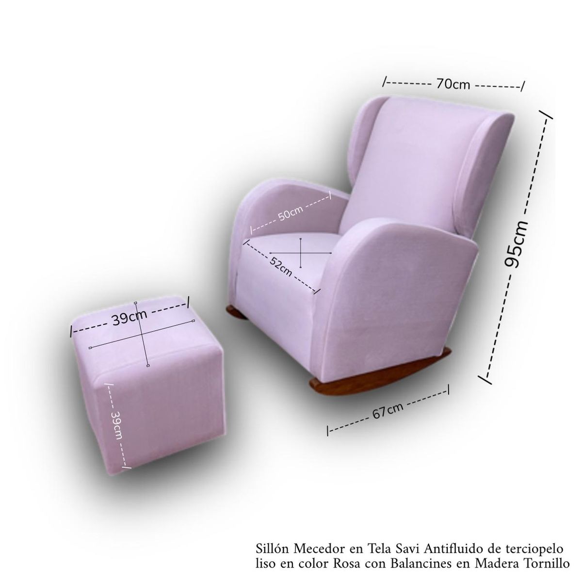 NO LOGO - Sillon Mecedor de Lactancia Fluente