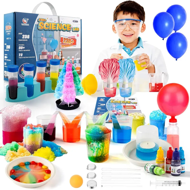 GENERICO - Kit de laboratorio experimentos científicos para niños STEM