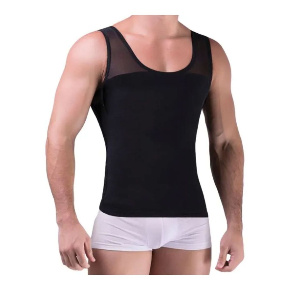 GENERICO - Camiseta Reductora Adelgazante para Hombre - Negro