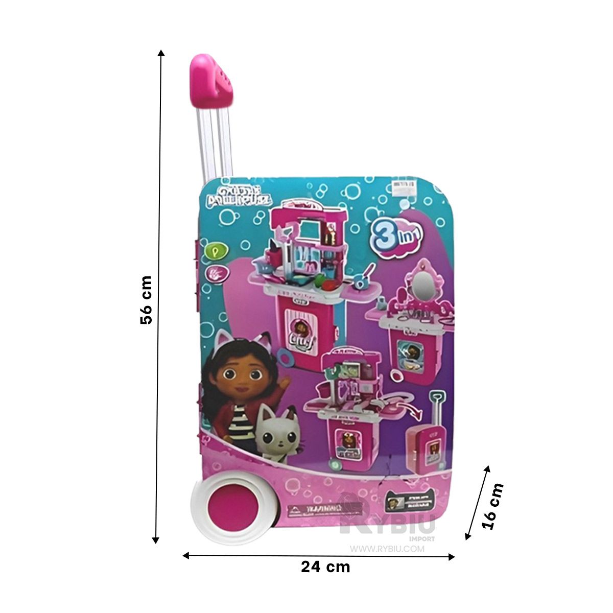 GENERICO - Set Beauty de Niñas con Tocador Multicolor Y+Regalo Stickers