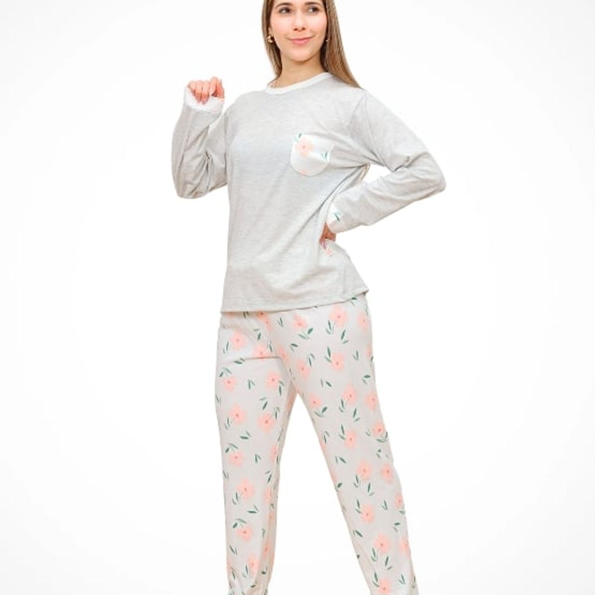 GENERICO - Femini Botanic Flower Cobert  - Inga Pijamas