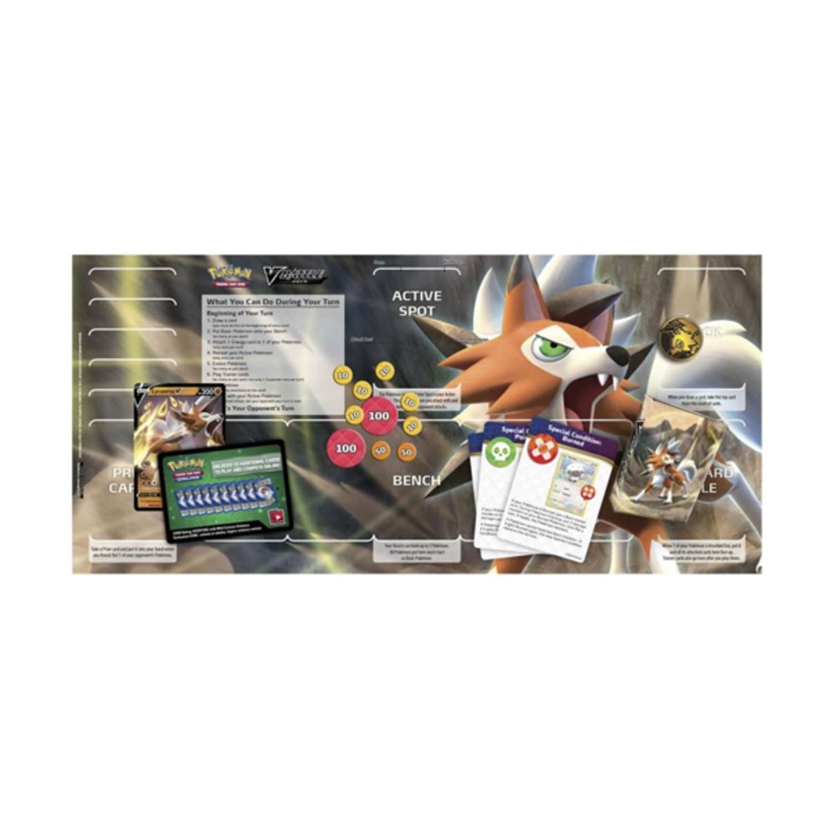 POKEMON - POKEMON TCG DECK LYCANROC V INGLES