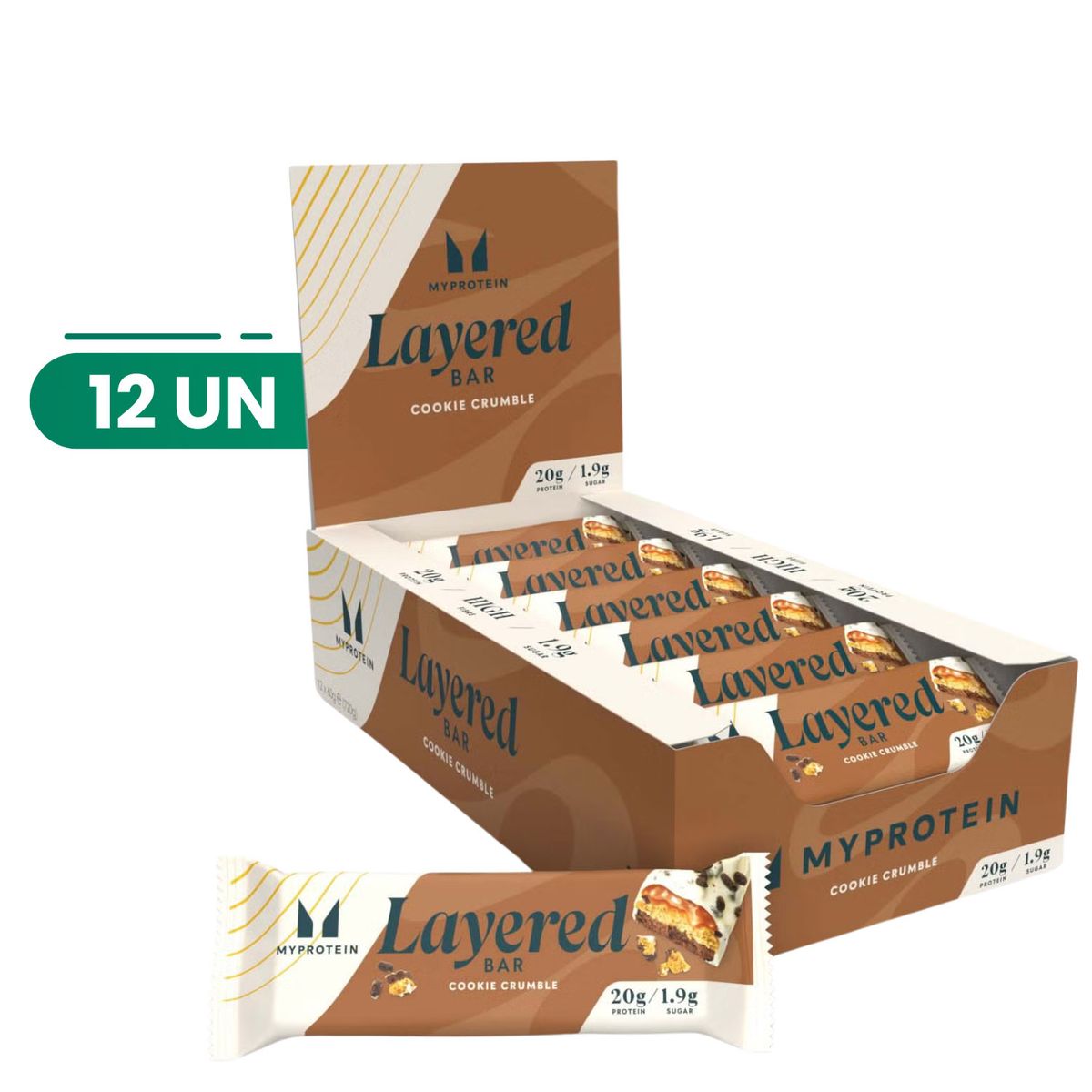 MYPROTEIN - SNACK PROTEICO - BARRA PROTEICA - MYPROTEIN - COOKIE CRUMBLE