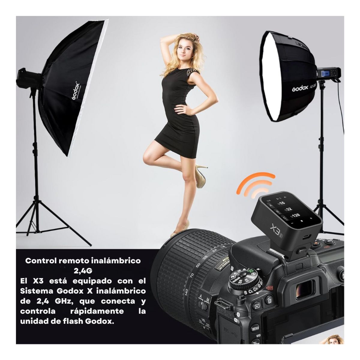 GODOX - DISPARADOR DE FLASH INALÁMBRICO GODOX X3-SONY