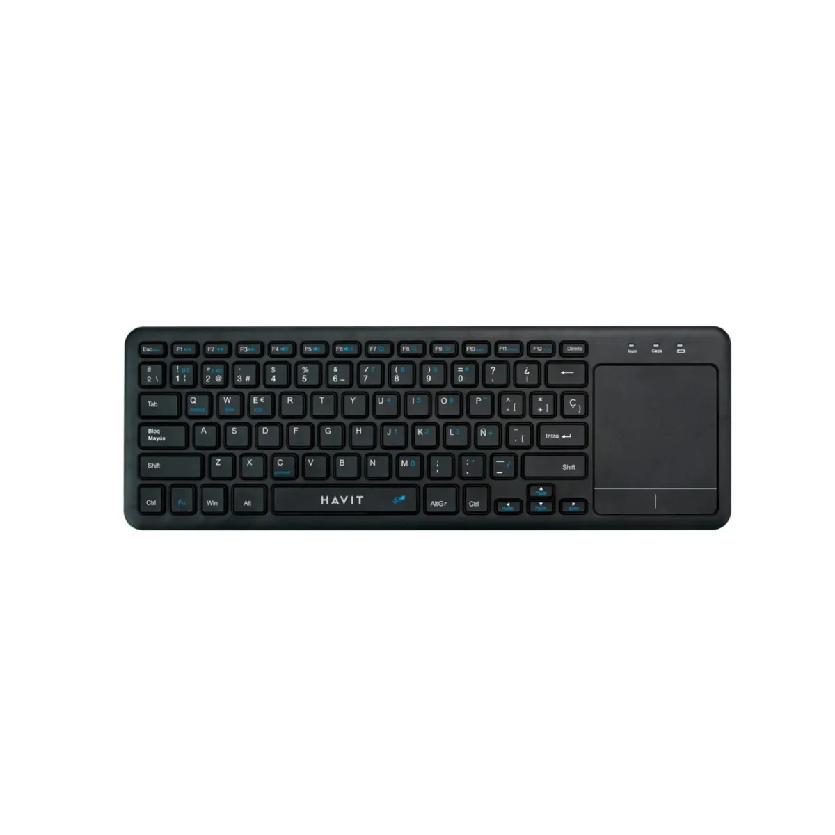 HAVIT - TECLADO OFFICE HAVIT KB234WB-SP CON PAD NEGRO