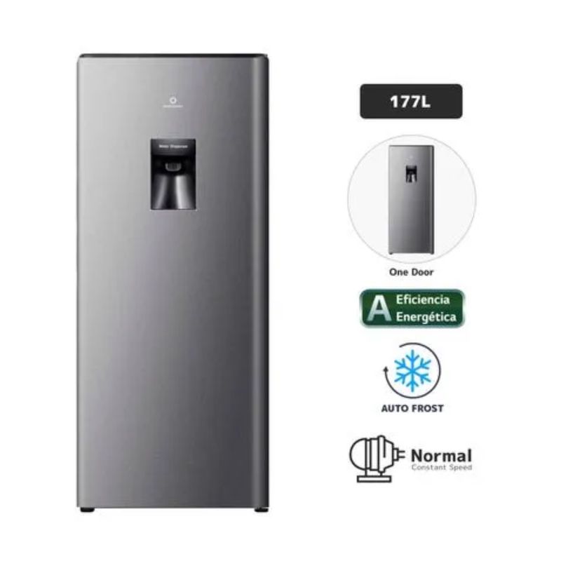 INDURAMA - REFRIGERADORA INDURAMA  TOP FREEZER  RI-289D  CROMA.