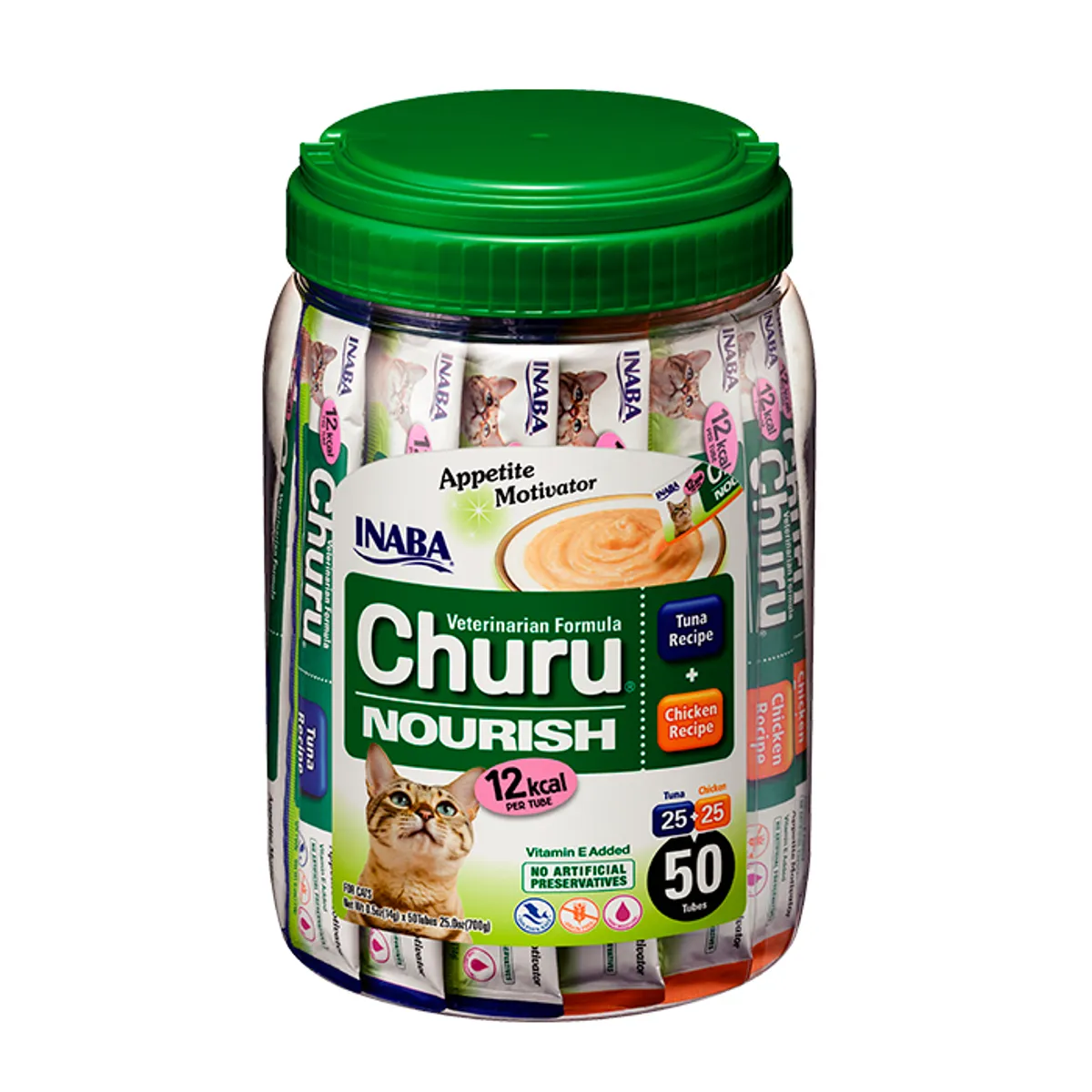 CHURU - CHURU VET NOURISH - ATUN POLLO 50 sachets